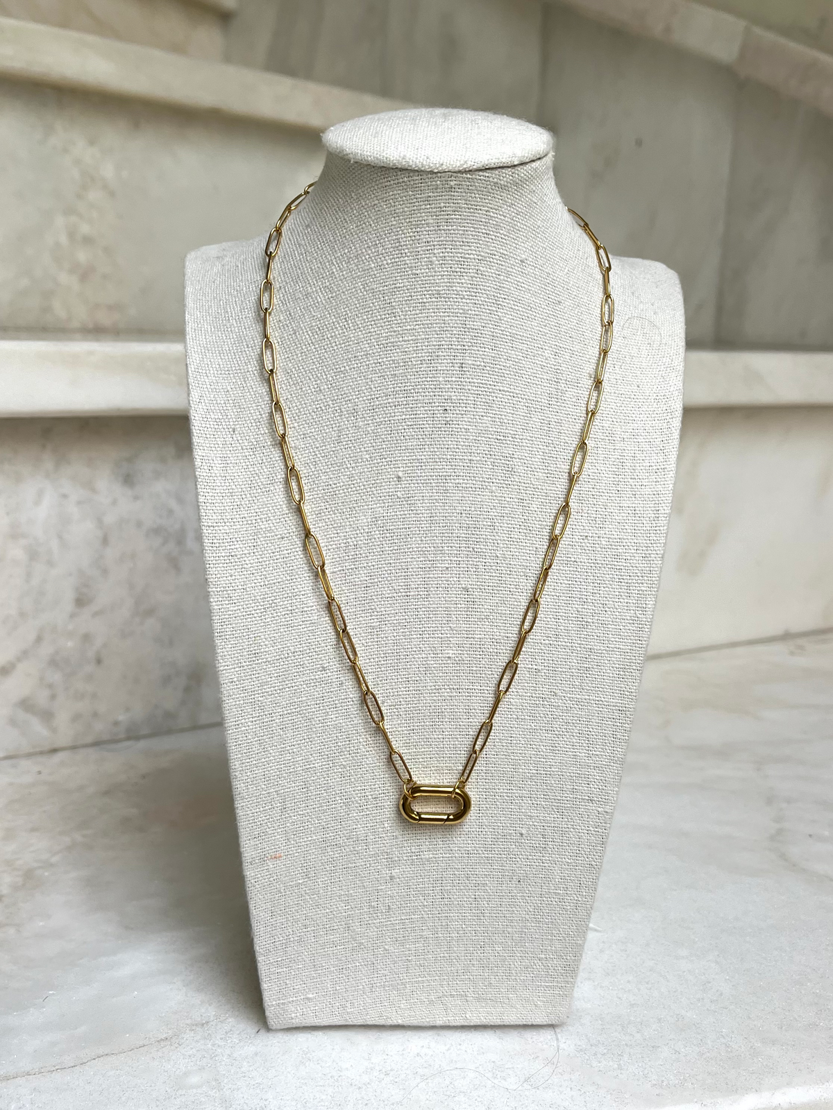 Charm Necklace Base Wide loop image 0
