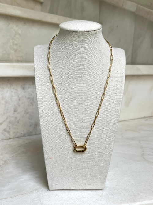 Charm Necklace Base Wide loop image 0