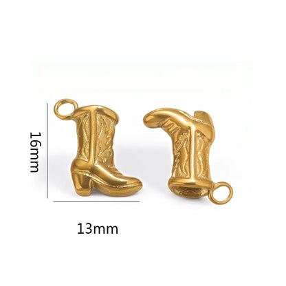 Cowboy boot charm image 1