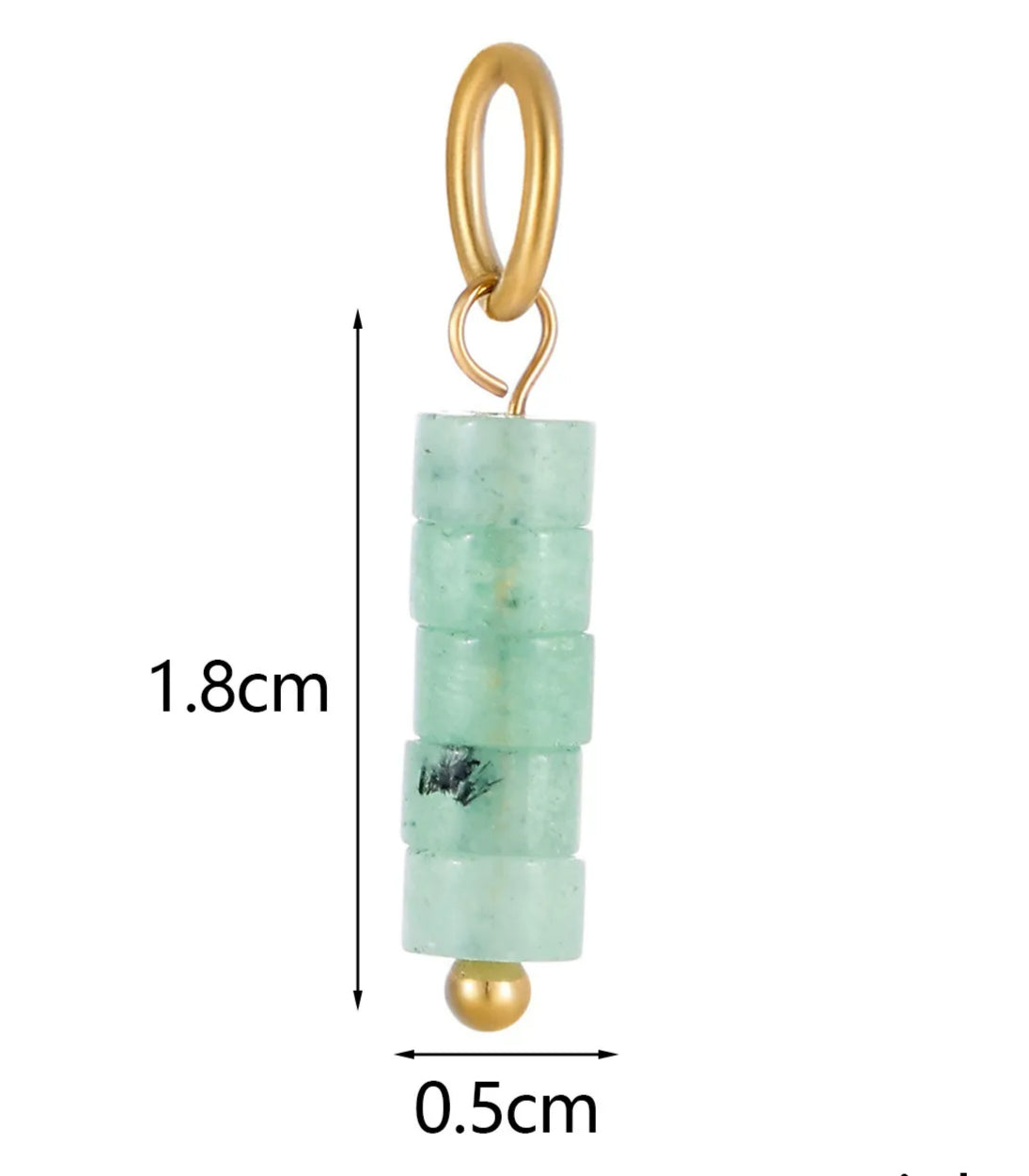 Long beaded charm image 0